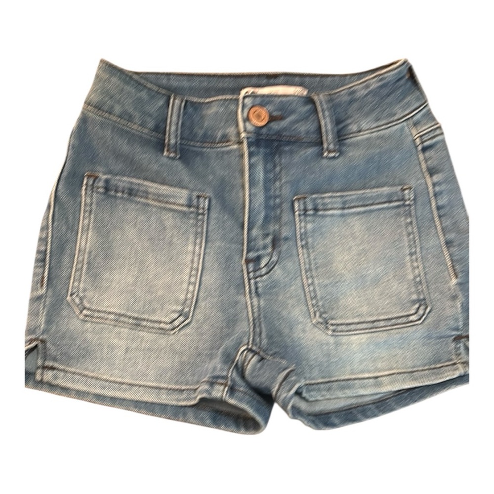 SO Blue Jean Shorts High-Waisted Fitted 0/24